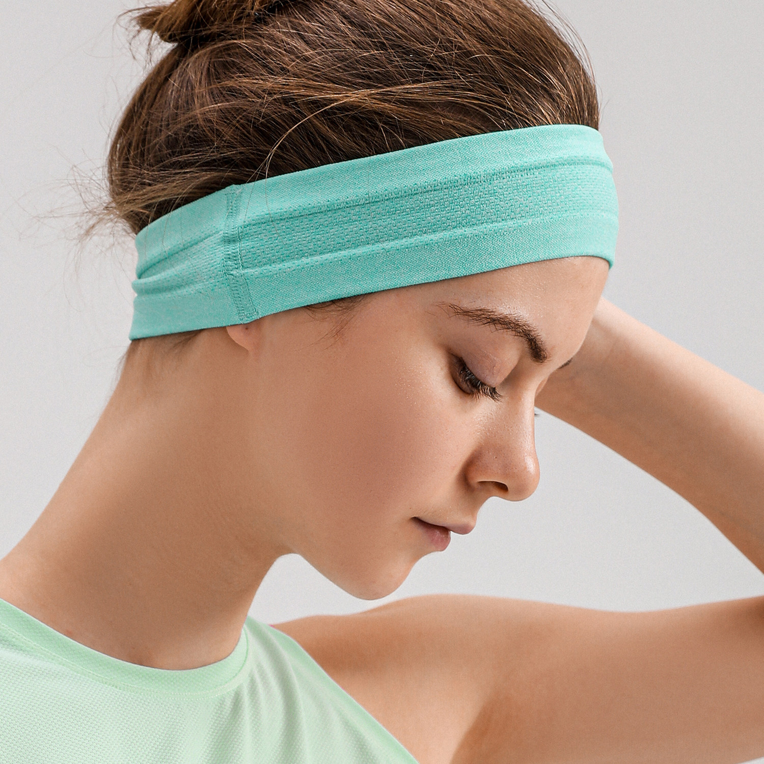 瑜伽宽发带男女跑步运动健身导汗止汗防滑篮球瑜伽吸汗束发头带