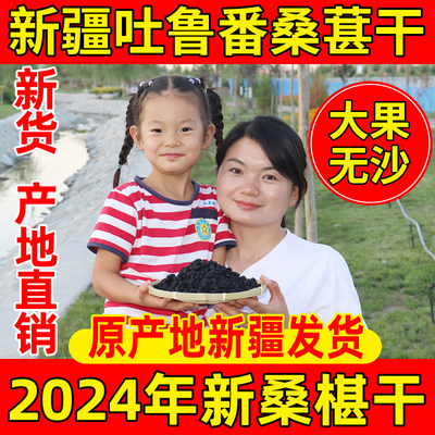 2024新货新疆吐鲁番黑桑椹干免洗