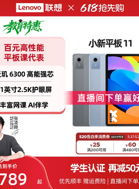 【性价比平板】联想平板小新平板11 11英寸护眼屏 联想小新pad学习平板电脑 政府补贴平板电脑 联想小新平板