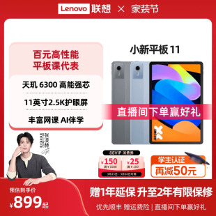 2025 联想平板小新平板11 11英寸护眼屏 联想小新pad学习平板电脑 年会礼品 政府补贴平板电脑 政府补贴