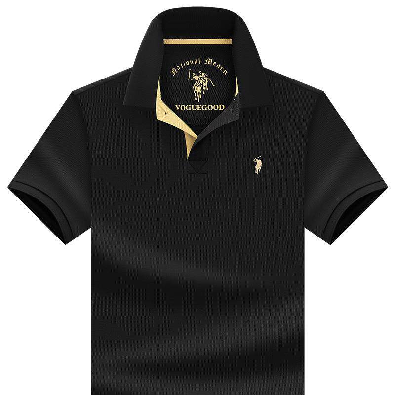 保罗正品新款100%纯棉男士短袖t恤翻领POLO衫商务薄款夏季百搭休