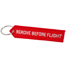 我爱飞行|飞行前拆除REMOVE BEFORE FLIGHT三角头航空刺绣钥匙扣