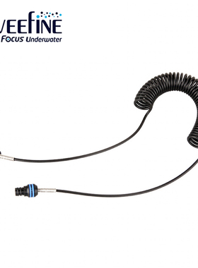 WEEFINE 潜水灯潜水手电单芯多芯光纤线水摄灯水下相机引闪控制线