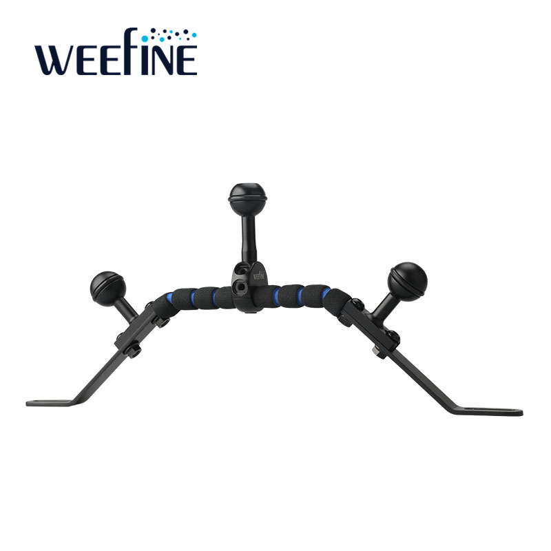 WEEFINE WFA93 TR-H1水下潜水摄影灯照相机监视器安装提把支架