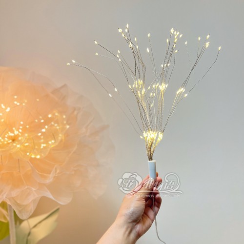 满天星灯烟花灯diy手工大型花心