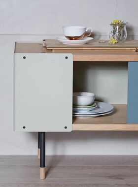 StudioFH/Camino/GABRIEL电视柜推拉抽屉北欧简约清新绿小户型