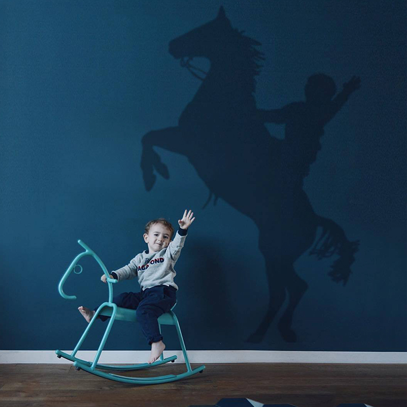 户外室内FERMOB儿童摇马摇椅