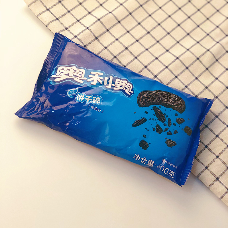 木糠杯 装饰原料 奥利奥中号饼干碎坯无夹心饼干屑400g麦旋风配料