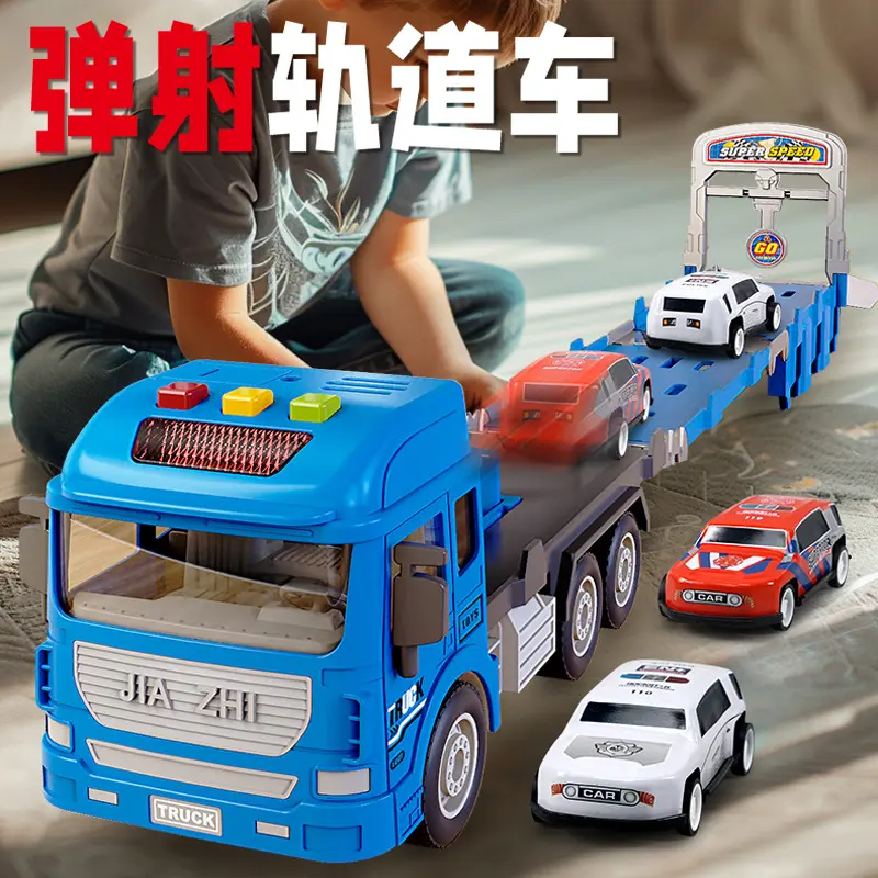 大号惯性工程车挖掘机消防车益智