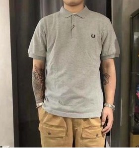 FP麦穗休闲纯色M3600夏季短袖英伦polo衫男