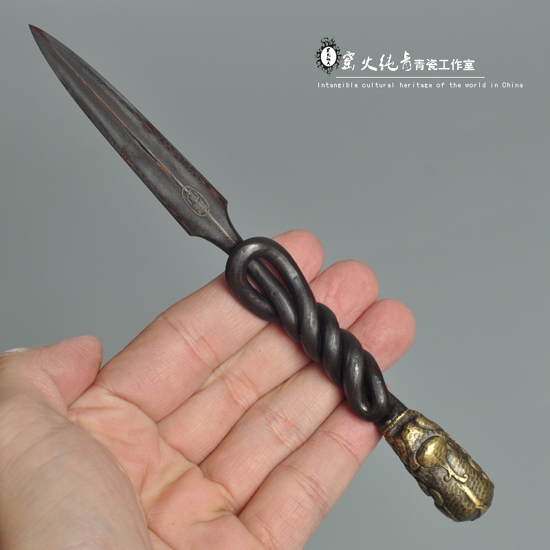 Longquan Martial Law Tea knife Steelmaking Tea knife Swiss powder Damascus Tea knife Tea needle Tea Conein the Tableware , Tea set , Tea/With zero  category - from Buy2taobao.com to provide professional Taobao agent buy service