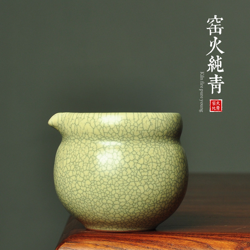 传世哥窑葫芦公道杯复古匀茶公杯