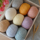 蛮子哥初翎毛线手工编织羊毛线棉线手工diy钩织毛线钩针棒针混纺