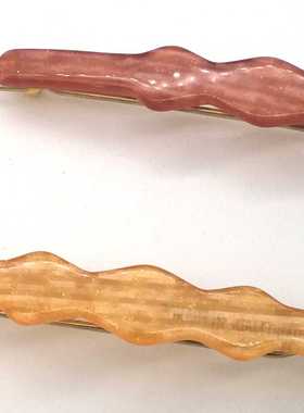 商城新品 法国MASEILINE发饰手工板材制作一字夹边夹顶夹 D1489