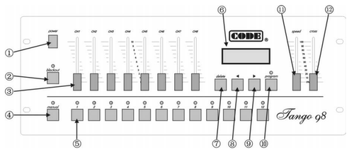 顾德CODE Tango98灯控台使用手册