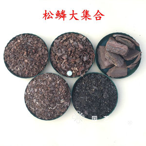 松鳞松树皮兰花月季介质普通松鳞发酵保水透气铁皮石斛基质土包邮