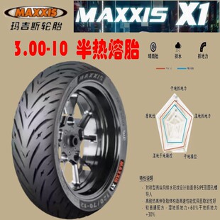 小牛/九号电动车90/100/110/120/130/70-10-12 玛吉斯X1 半热熔胎