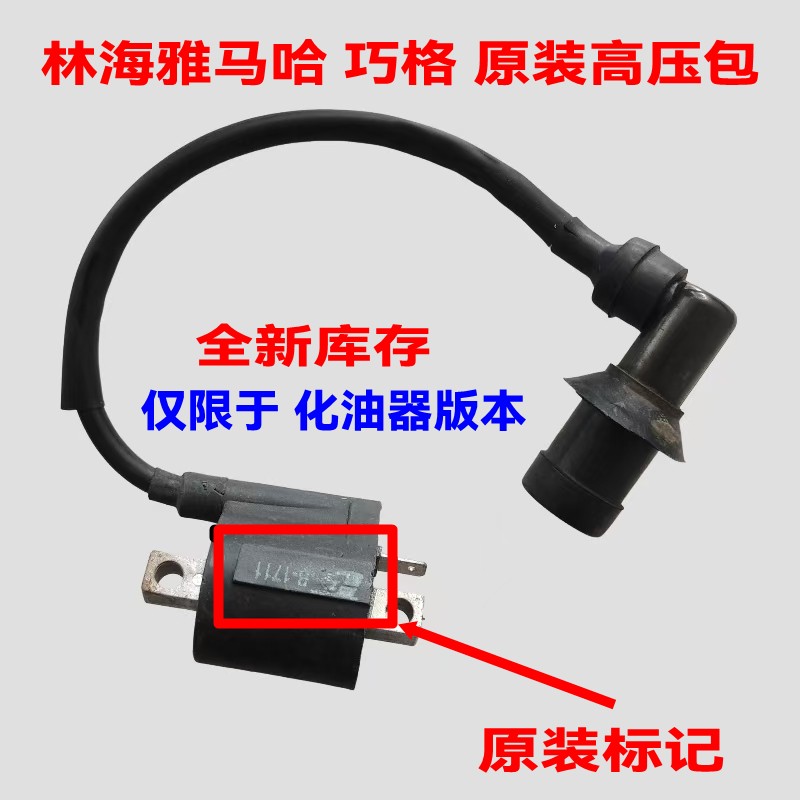 适用雅马哈100化油器版 格格酷奇福喜鬼火RSZ林海原装巧格高压包