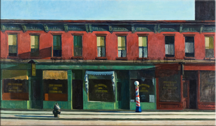 美国艺术风书房酒吧咖啡馆装饰画