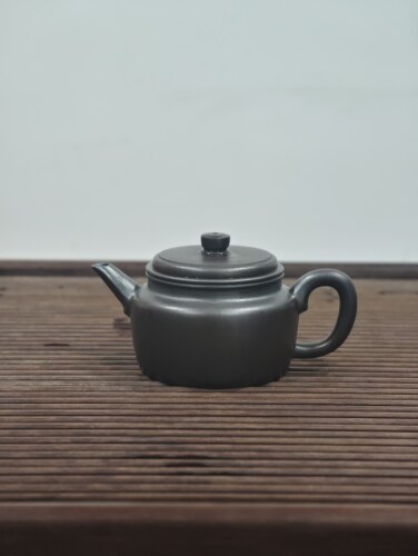 紫泥柴烧远业德钟壶200cc宜兴紫砂壶正宗原矿手工泡茶壶茶具