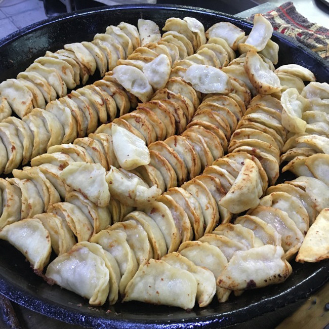 四川重庆特产小吃 吴抄手鸡汁锅贴招牌菜10个 国内代购