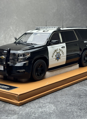 限量版GOC 1:18 雪佛兰 萨博班 Suburban 越野SUV 2015 汽车模型
