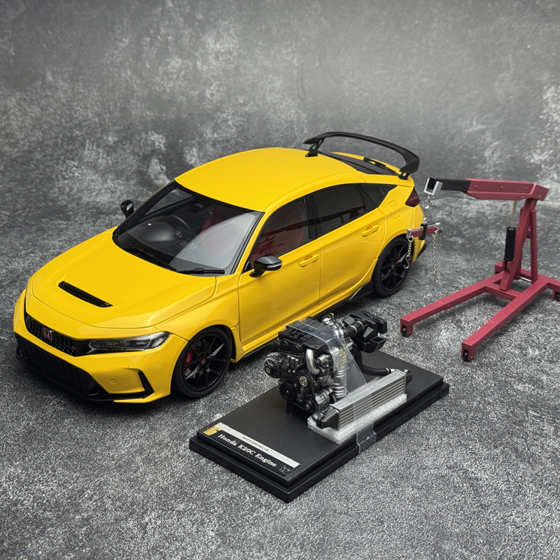 MH 1：18 本田思域 Civic Type R FL5 Honda仿真合金金属汽车模型