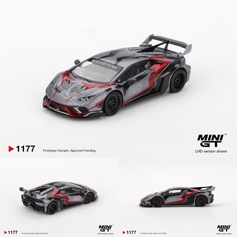 MINIGT 1:64 #1177 兰博基尼Huracán GT 小牛 宽体改装 汽车模型