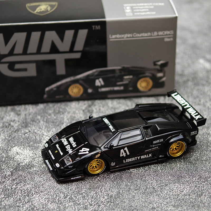 MINIGT 1:64 兰博基尼 康塔什 宽体改装 合金汽车模型 #1081