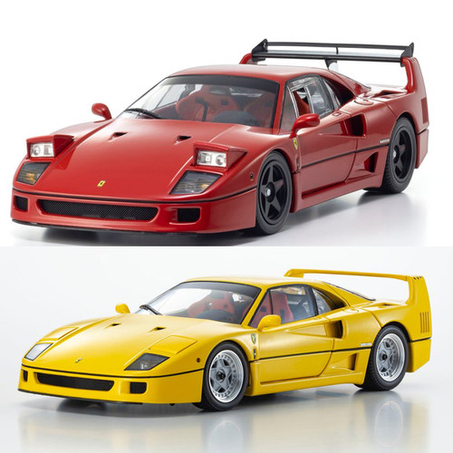 预定京商KYOSHO 1 18 法拉利F40 Ferrari 合金全开仿真汽车模型