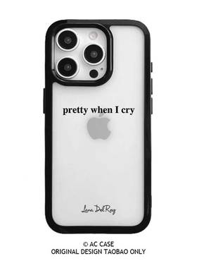 打雷姐Lana Del Rey Ultraviolence音乐专辑手机壳pretty when you cry透明亚克力亮面苹果17promax air16e15