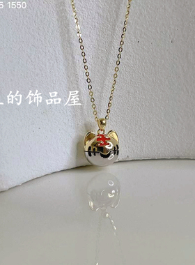 925纯银生肖小虎头项链细链古丽