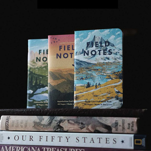 美国原产 Field Notes 探索美国系列 限量收藏 EDC笔记记事本手帐