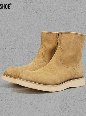 BLESS SHOE 23A/W BOUNTY LZ 固特异拉链机车靴真皮切尔西手工靴