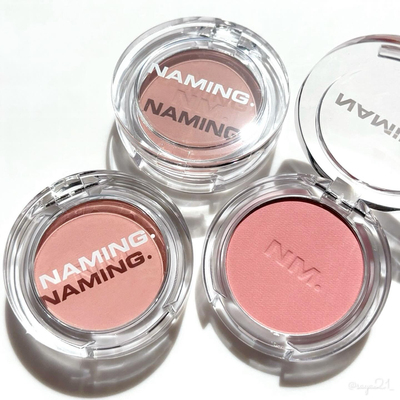 现货包邮小猴子推荐娜琏NAMING日本限定03色腮红桃橙色唇釉04 05