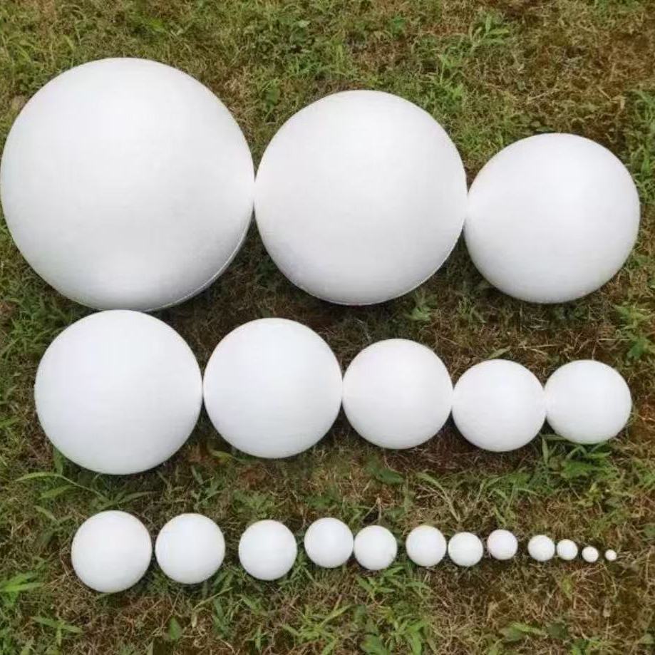 泡沫球  白色实心泡沫球保利龙婚庆插花幼儿diy 手工涂鸦