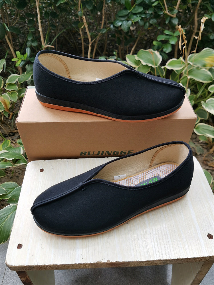 民族风老北京布鞋男春秋舒适透气休闲防滑爸爸老人鞋子一脚蹬僧鞋