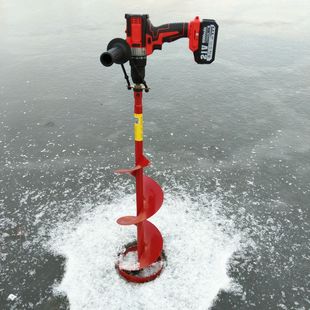浮水冰钓电冰钻锂电无刷电动冰钻冰钓电钻钻冰利器水文勘测钻机