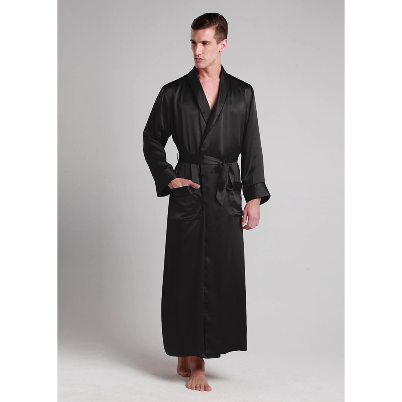 Lilysilk22姆真丝男士睡袍