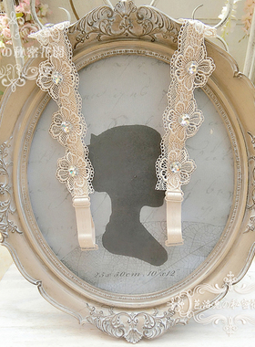 黑色蕾丝花边花朵气质典雅镶水钻宝石韩国文胸挂钩双肩带 j143