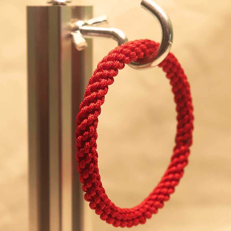 无接头纯手工编织红绳手圈姻缘