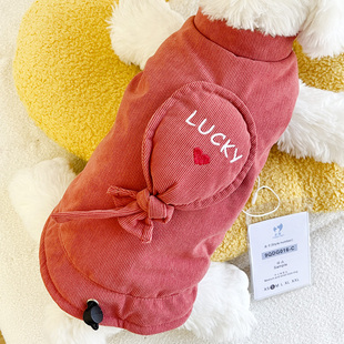 多哥宠物马甲秋冬款布偶猫蓝猫无毛猫保暖棉衣狗狗比熊约克夏衣服