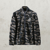 夹克长袖 休闲立领绒面春秋款 户外运动外套抓绒衣 男士 51SHOP男装