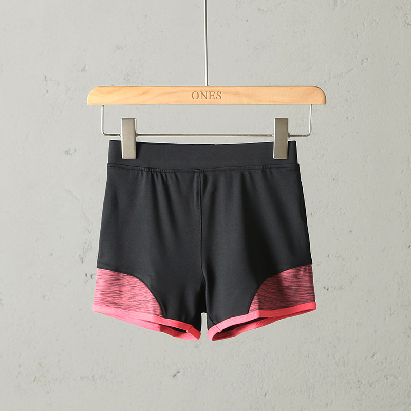 51SHOP童装 女童运动撞色短裤户外休闲弹力松紧腰拼接健身裤|ruв категории Детская одежда, открытый детский костюм, детей, спортивные брюки - от Buy2taobao.com для оказания профессиональной услуги покупки агента Taobao