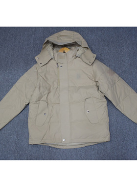 MIX家 欧美系 男款防风防雨羽绒服  卡其色