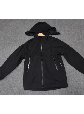 特价 欧美系 防风防雨石墨希内胆奥利绒可拆卸冲锋衣 黑橙棕 3色