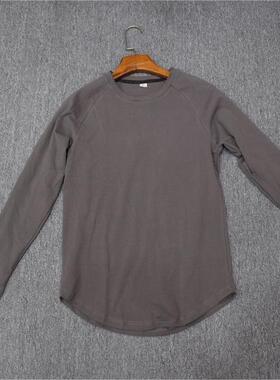 MIX家  欧美系 男装运动休闲打底修身长袖 白色灰色