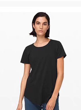 特价原59   MIX家 欧美系 女精棉运动休闲短袖 黑色