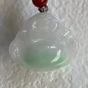 Изумрудный Будда из Мьянмы, натуральная подвеска, зеленый прозрачный камень