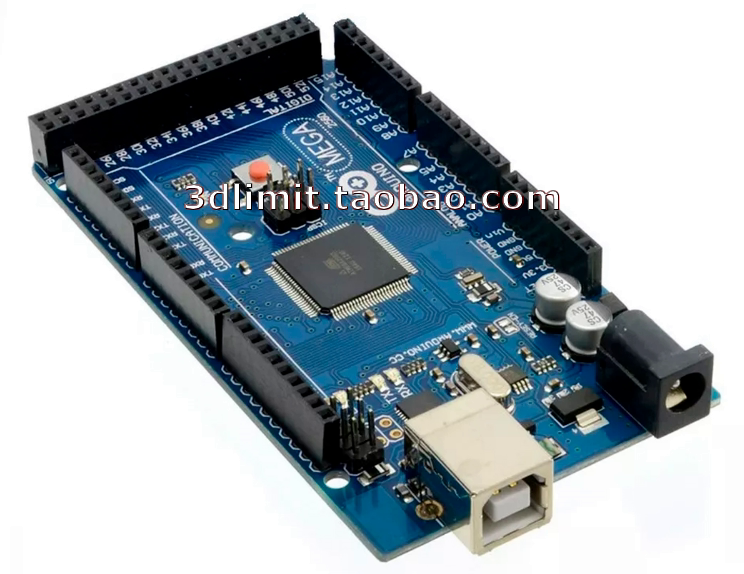 arduino mega 2560电路板模型step适用于Proe Solidworks FreeCAD